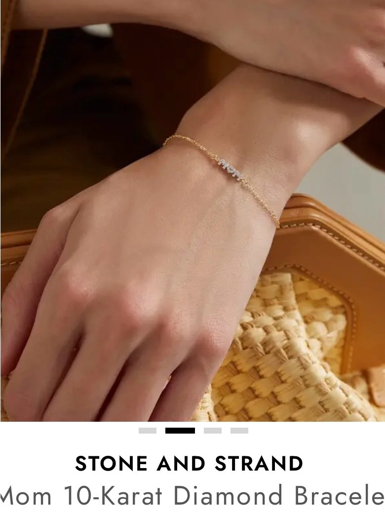 Nwt Stone And Strand “Mom” 10k Bracelet — image 3 of 8
